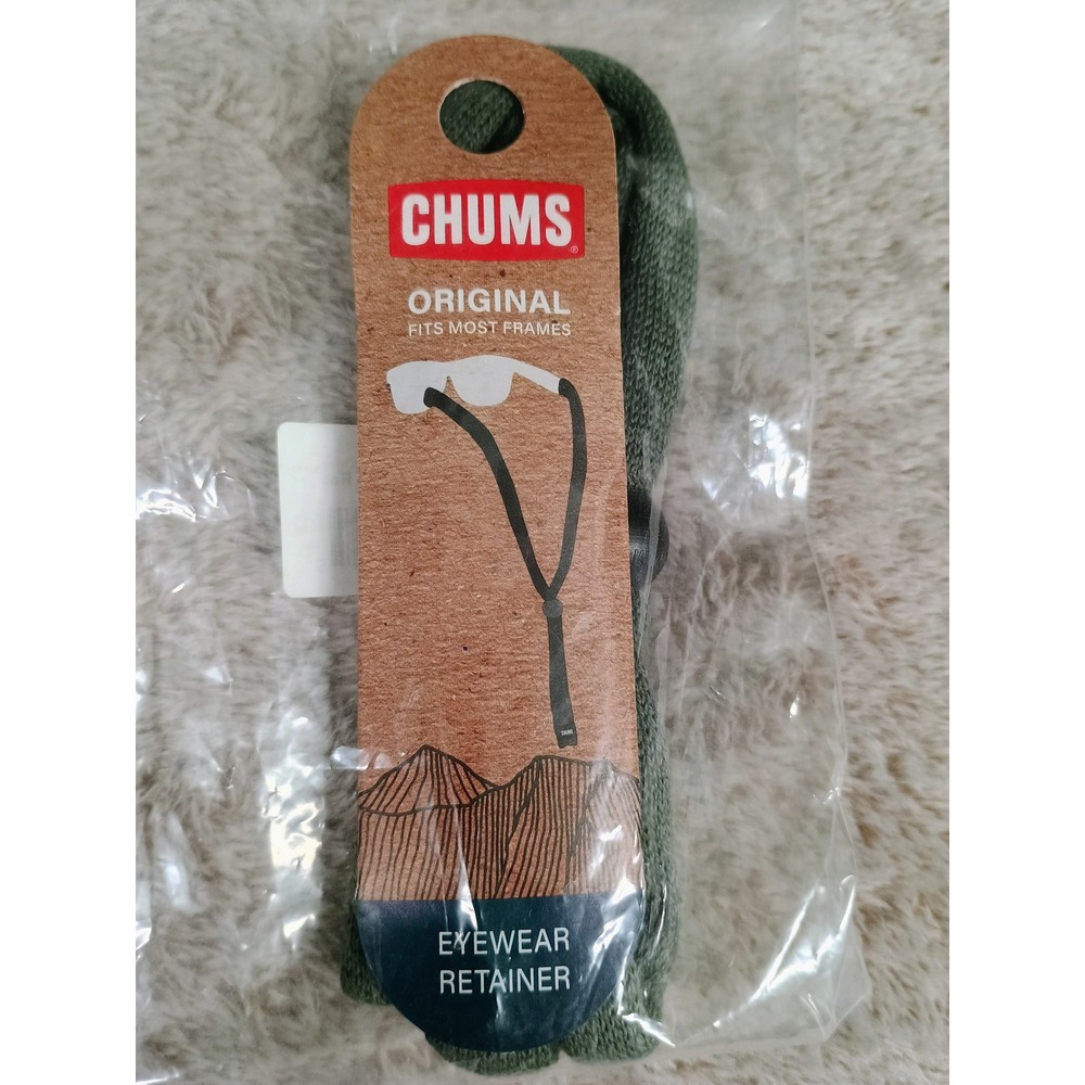 Chums‎ Original Cotton Eyewear Retainer Dark Forest Green Sunglasses Strap